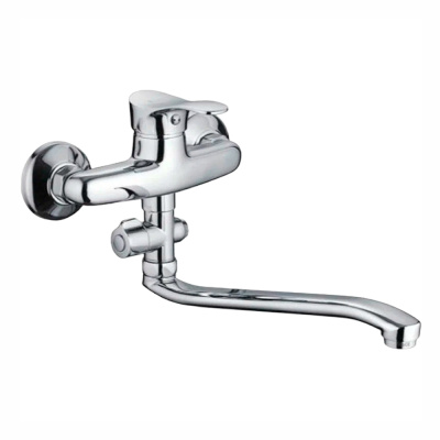 СМЕСИТЕЛЬ ДЛЯ ВАНН F2114-B ДЛИННЫЙ ПОВОРОТН. ИЗЛИВ, ХРОМ (1/10) "FRAP"