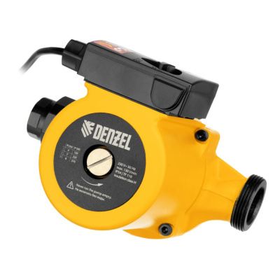 Насос циркуляционный CP25-8, напор 8 м, 130 л/мин, 1 м кабель, монт. длина 180 мм// Denzel