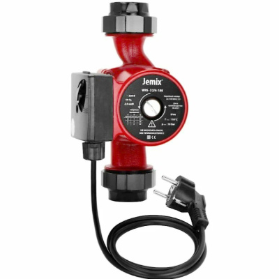 Насос циркуляционный JEMIX.3-х ск.мощность 70/50/35Вт.производ.45/38/32 л/мин.макс.подъем 4м.