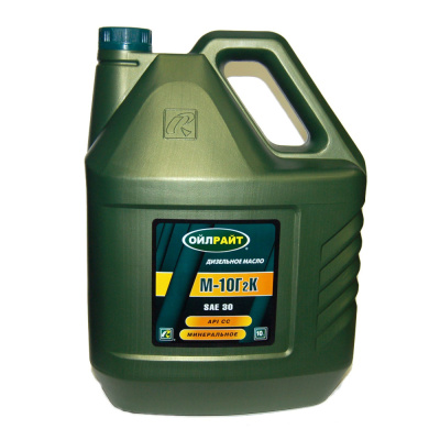 Масло индустриальное Oil Right М10Г2К, 10л