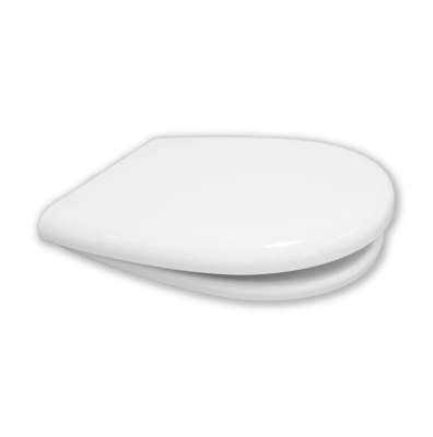 Сиденье для унитаза Vega белое дюр.нерж.кр. "Бореаль" (SANTEK)