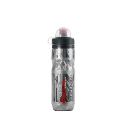 Бутылочка велосипедиста, VZ20-F14-008, серый/красный, VENZO, RWBVZ20F1414