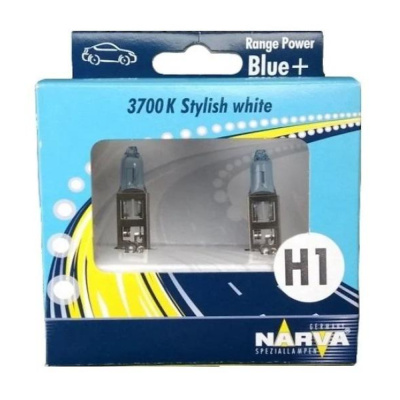 Лампа авт. 12V (3700 K) H1 55W P14,5s (комплект: 2 шт.) Range Power Blue Narva