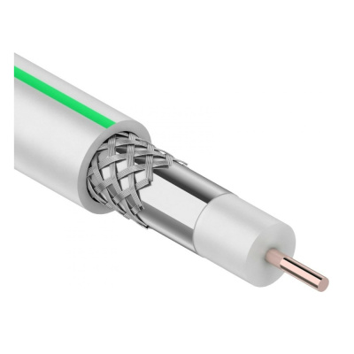 Кабель коаксиальный PROconnect SAT 703 B, CCS/Al/Al, 75%, 75 Ом, белый
