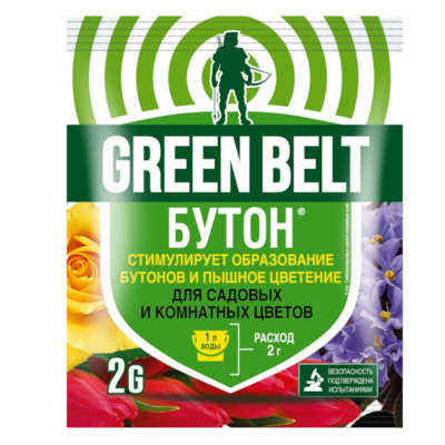 Бутон д/цветов комнатн. и сад. 2гр. (стимулятор пышного цветения и образов.бутонов) Грин Бэлт 01-580
