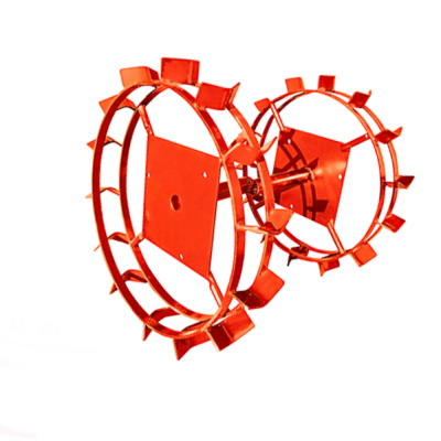 Колеса универсальные металлические (красный) КУМ 540 (диам.540, шир.90, 2 обруча, ДЛИННАЯ втулка,ф30