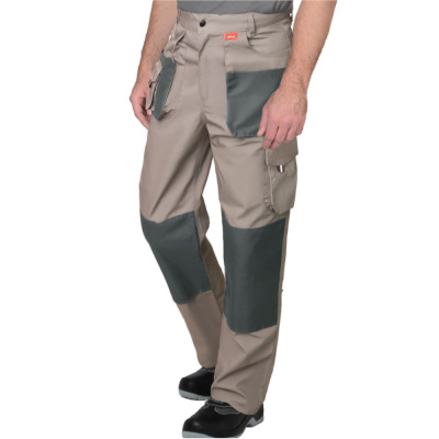 Брюки "СИРИУС-ОБЕРОН" песочный с серо-зеленым р.  88-92/182-188 (ЧЗ)