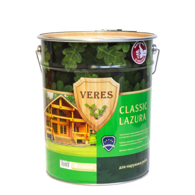 Пропитка Верес классик Лазура №4 орех 0,9л "VERES"