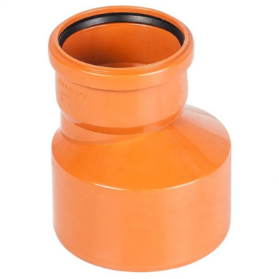 Патрубок переход. 200*160 рыжий						