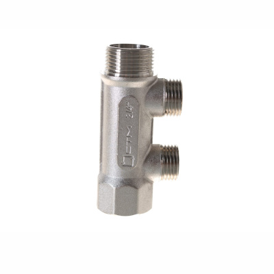 Коллектор 2 выхода (наружная резьба) 3/4"х1/2" СТМ