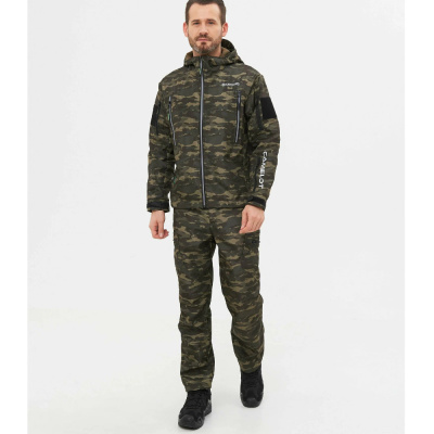 Костюм демисезонный Камелот ткань Softshell цвет Милитари (Размер: 44-46, Рост: 170)