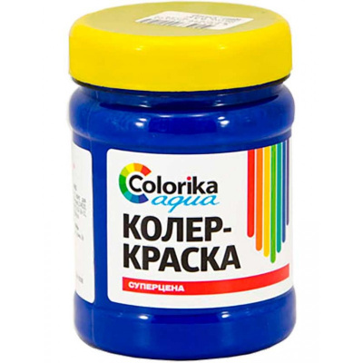 Колер-краска "Colorika Aqua" синий 0,3 кг
