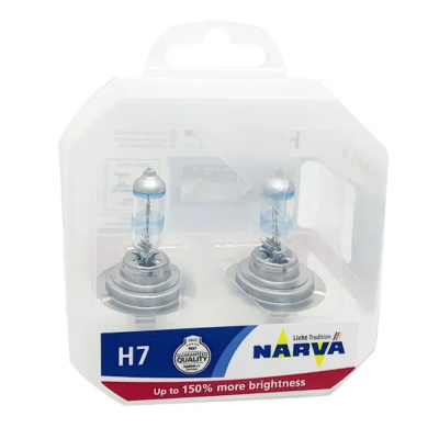 Лампа авт. 12V (+150%) H7 55W PX26d (комплект: 2 шт.) Range Power 150 Narva