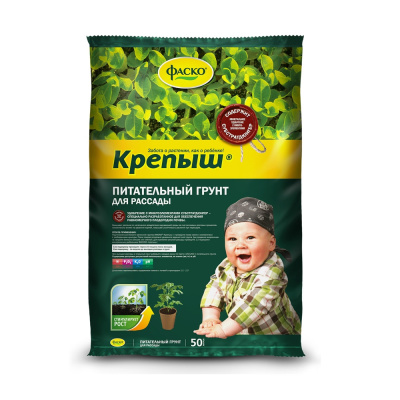 Грунт для рассады 50л Крепыш 1/33 Фаско