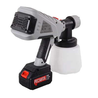 Краскопульт аккумуляторный АКП-20Li (в комплекте 1 АКБ и ЗУ) Ресанта 75/17/3