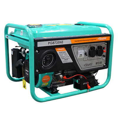 Бензогенератор Sturm!, 3500  ВА, электро старт, АКБ, 44,4 кг PG8735NE 