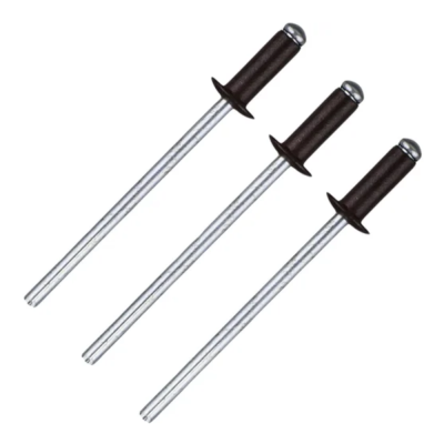 Заклепка вытяжная, алюминий/сталь 3,2х8 RAL 8017 (темно-коричневый)