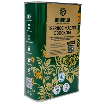 Масло твердое с воском «Живица» 1л