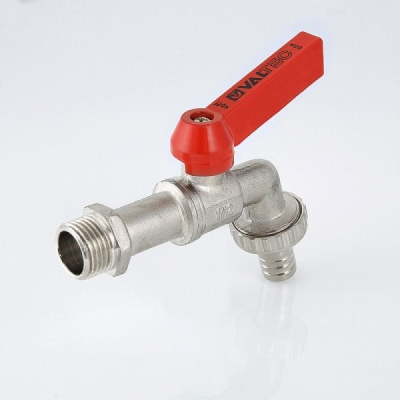 Кран шаровый водоразборный со штуцером 1/2" VALTEC