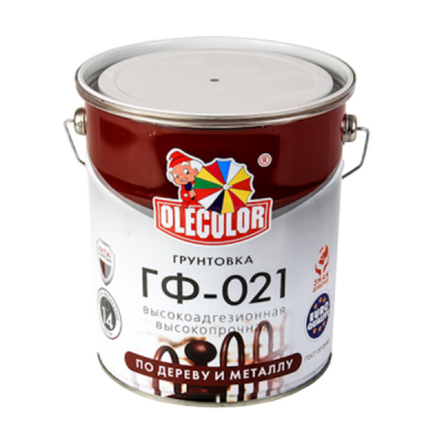 Грунтовка ГФ-021 красно-коричневый (2.2кг) OLECOLOR