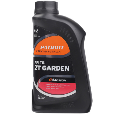Масло минеральное PATRIOT G-Motion 2Т GARDEN 1л