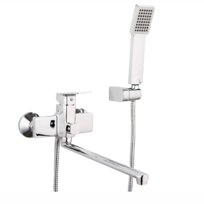 Смеситель для ванн F2246 длинный поворотн. излив хром FRAP