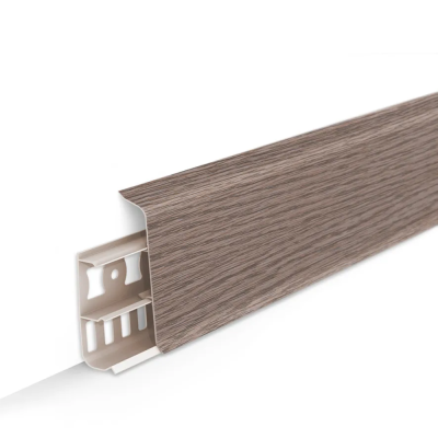 Плинтус напольный 70мм 2,2м "Деконика" Дуб снежный / 215										