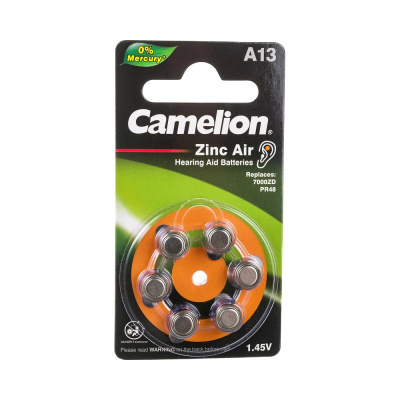 Элемент питания Camelion   ZA-13 BL6