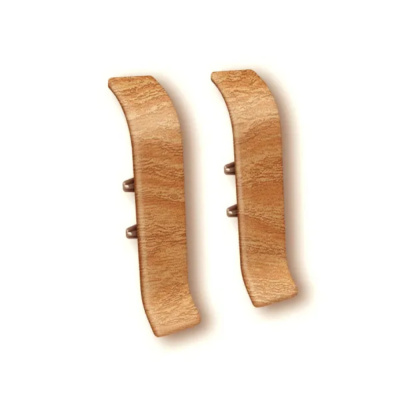 Угол для плинтуса 55мм "Идеал Классик" Дуб коньячный / 206 соединительный										