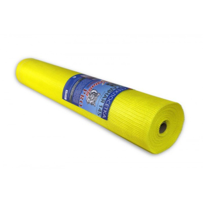 Сетка стеклотканевая 5х5м "Фасадная" (145г/м2) 1х50 (1/4) Эконом