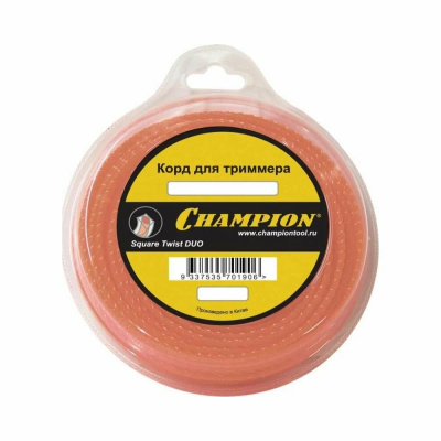 Корд трим.CHAMPION  Square Twist DUO 2.4мм *44м (витой квадрат), CHAMPION, КИТАЙ, C5058