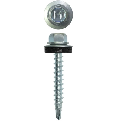 Саморез кровельный Daxmer 4,8х35 Цинк сверло №1 (250 шт)