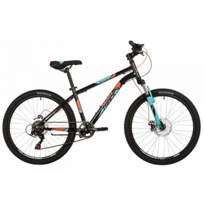 Велосипед NOVATRACK 24" BATTLER сталь 12'', черный, 6 скор.TZ500/TS-38/SG-6S, D-brake