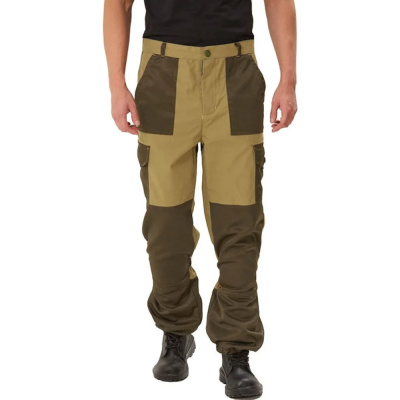 Брюки "ГОРКА-ГОРЕЦ", цвет: СВ.ХАКИ/Т.ХАКИ, ткань: Палатка-235 (44-46, 170-176)