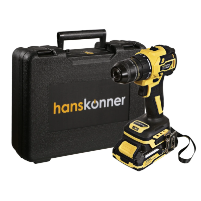 Дрель аккум HCD2065C Hanskonner,18В + подарок набор инструмента 1045-20-S48SP 48 предм.