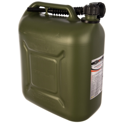 Канистра для ГСМ вертикальная, 20 л., пластиковая, усиленная // Stels