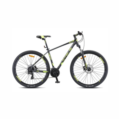 Велосипед 29" STELS Navigator-930 D (16.5" Антрацитовый/чёрный/лайм), арт. V010