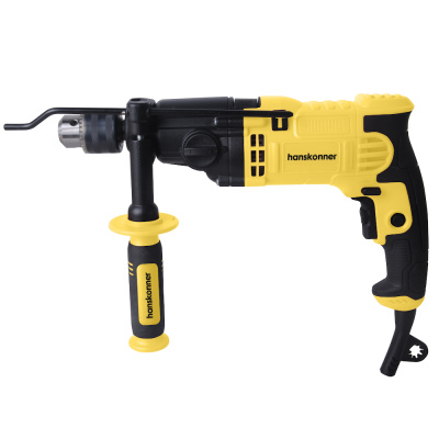 Дрель удар. Hanskonner, 1000 Вт, ДВЕ СКОРОСТИ 0-1100/3000 об., кабель 4 м. HID21100DS  