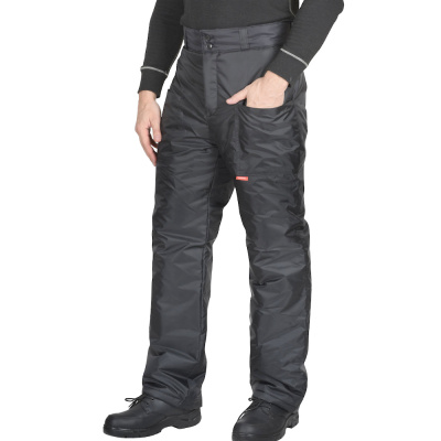 Брюки "СИРИУС-Спецмонтаж" чёрные р. 120-124/170-176