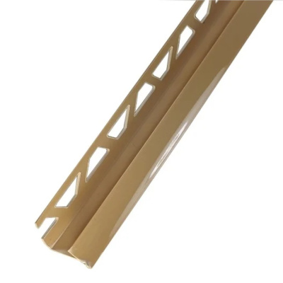 Раскладка внутренняя под плитку 8мм 2,5м "Идеал" Кремовая / 010