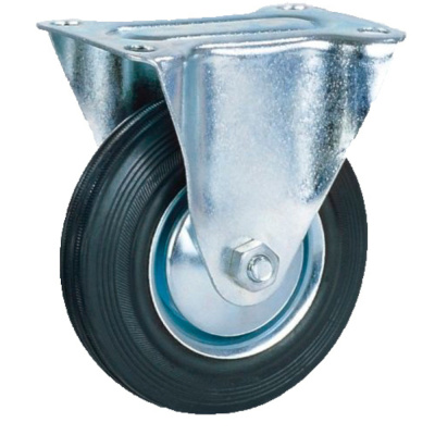 Колесо промышлен. неповорот. СЕРЫЕ  75мм (FC92)