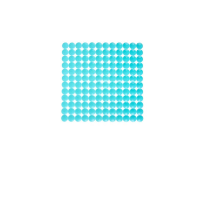 Коврик в раковину противоскользящий "Кругляш", 27x27см, 28х28см, 4 цвета VETTA  