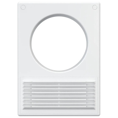 Решетка вентиляционная РУФ 185х254 разъемная фланец D125/60х120 пластик ERA