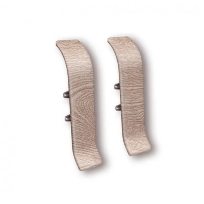 Угол для плинтуса 55мм "Идеал Классик" Дуб палена / 415 соединительный										