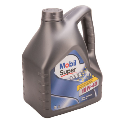 Масло моторное MOBIL SUPER 2000 X1 10w40 SL/CF,п/син, 4л