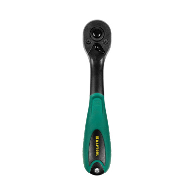 Трещотка для торцовых головок KRAFTOOL  1/4", 72 зубца, пластиковое покрытие (27796-1/4)
