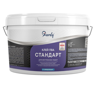 Клей ПВА стандарт универсальный (2,3 кг) HARDY