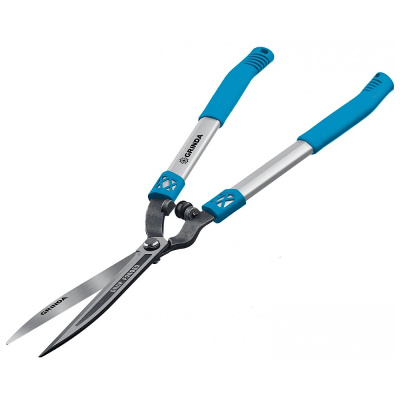 Кусторез GRINDA  FH-630, длина 630 мм, кованые лезвия, антикор. покрытие, алюминиевые рукоятки, накл