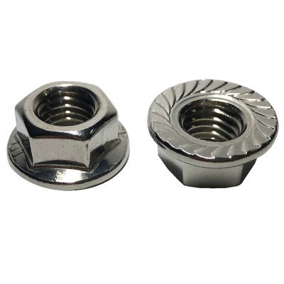 Гайка шестигранная с фланцем M 5 A2 DIN 6923 