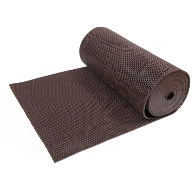 Коврик-дорожка ПВХ "Zig-Zag"  5,5мм 0,9*12м, коричневый SUNSTEP